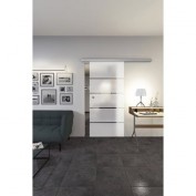 Glasschiebetür ESG Floatglas Dekor Siebdruck 36/15 DIN LI/RE 2060 x 940 x 8 mm Glasschiebetür ESG Floatglas Dekor Siebdruck 36/15 DIN LI/RE 2060 x 940 x 8 mm