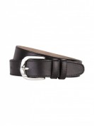 Admü Belts Ledergürtel mit Dornschließe - Schwarz Admü Belts Ledergürtel mit Dornschließe - Schwarz